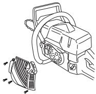 JONSERED CS 2153 - Een gebroken of versleten starterkoord verrangen - 4