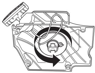 JONSERED CS 2159 CWH - Remplacement d'une corde de lanceur rompue ou usée - 5