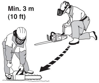 JONSERED CS 2159 CWH - Sécurité carburant - 1