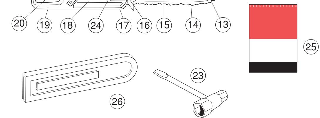 JONSERED CS 2165 - Entretien - 2