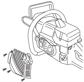 JONSERED CS 2165 - Remplacement d'une corde de lanceur rompue ou usée - 4