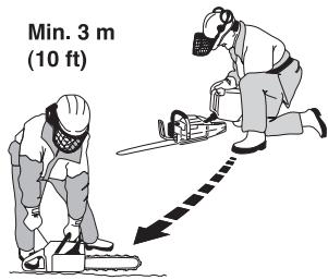 JONSERED CS 2165 - Sécurité carburant - 1