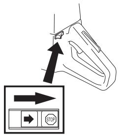 JONSERED CS 2165 - Bouton d'arrêt - 2