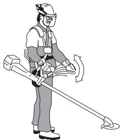 JONSERED FC 2145 S - Montage du guidon et de la poignée d'accelération (BC 2145, CC 2145) - 4