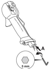 JONSERED FC 2145 S - Afstellen van het startgastrorenal (BC 2145, CC 2145) - 1