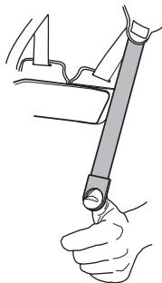 JONSERED FC 2145 S - Aanpassen van draagstel - 3