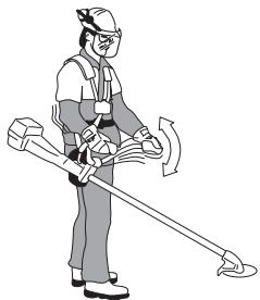 JONSERED FC 2145 S - Montage von Lenkung und Gasgriff (BC 2145, CC 2145) - 4