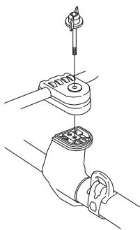 JONSERED FC 2145 S - Montage du guidon et de la poignée d'accelération (FC 2145, FC 2145 S, FC 2145 W) - 2