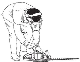 JONSERED HT 2124T - Blocage de l'accelération - 4