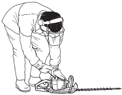 JONSERED HT 2124T - Démarrage - 1