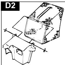JONSERED 500 BAT - Grass Collector Assembly - 2