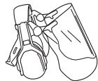 JONSERED CC 2036 - AUGENSCHUTZ - 2