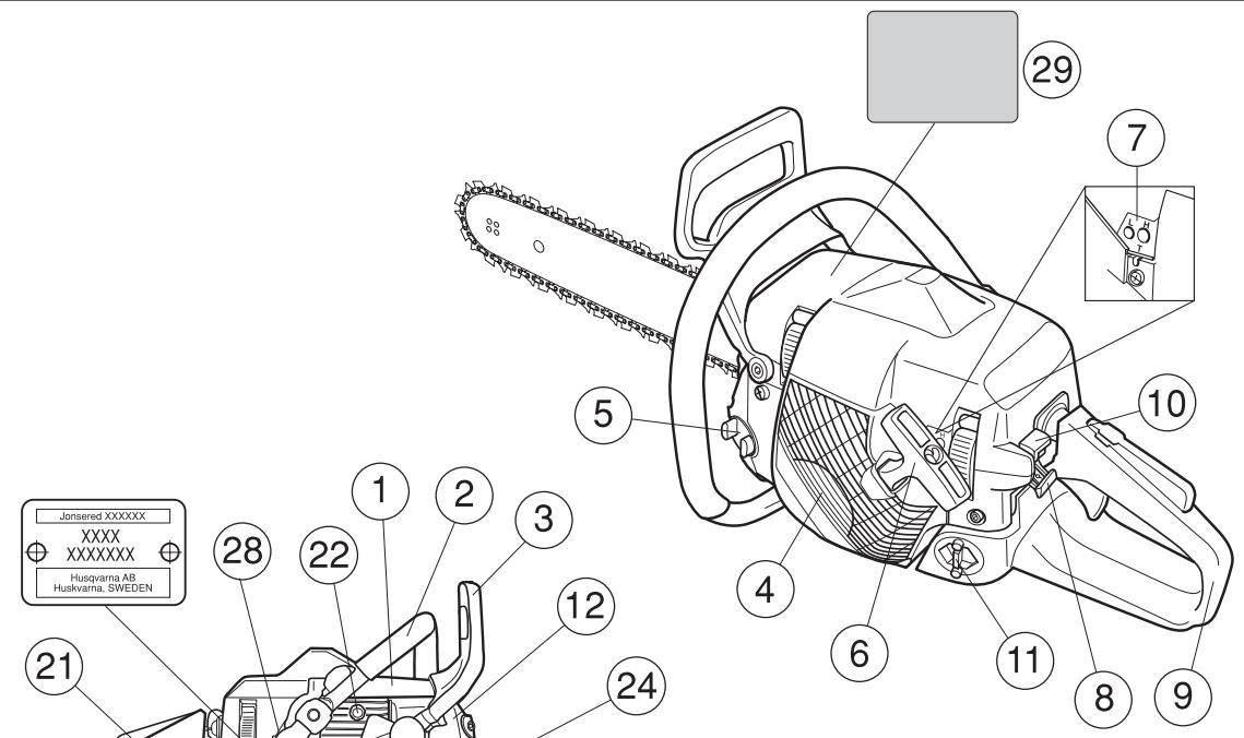 JONSERED CS 2156 CWH - Entretien - 1