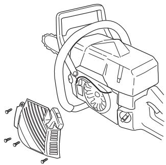 JONSERED CS 2156 CWH - Remplacement d'une corde de lanceur rompue ou usée - 4
