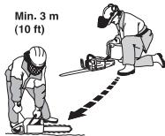 JONSERED CS 2166 - Sicherer Umgang mit Kraftstoff - 1