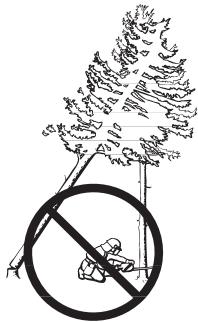 JONSERED CS 2188 - Récupération d'un arbre accroché - 1