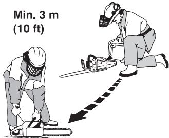 JONSERED CS 2188 - Sicherer Umgang mit Kraftstoff - 1