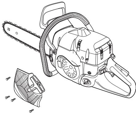 JONSERED CS 2188 - Remplacement d'une corde de lanceur rompue ou usee - 4