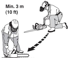 JONSERED CS 2240 - Sicherer Umgang mit Kraftstoff - 1