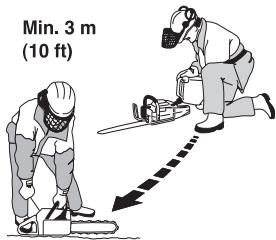 JONSERED CS 2240 - Sécurité carburant - 1