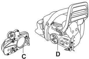JONSERED CS 2240 - Kettenbremse mit Handschutz - 5