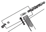 JONSERED CS 2240 - Justierung des Tiefenbegrenzerabstands - 4