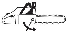 JONSERED CS 2240 S - Tension de la chaine - 6