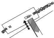 JONSERED CS 2240 S - Justierung des Tiefenbegrenzerabstands - 6