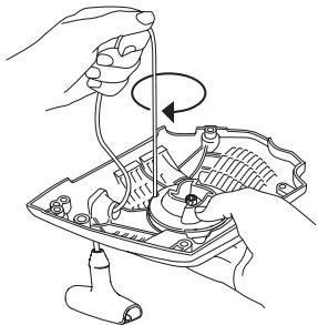 JONSERED CS 2240 S - Mise sous tension du ressort - 1