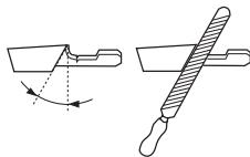 JONSERED CS 2250 S - Généralités concernant l'affutage des dents - 3