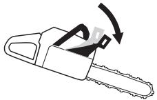 JONSERED CS 2250 S - Controle van het traagheidsmechanisme - 3