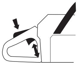 JONSERED CS 2250 S - Blocage de l'accelération - 4