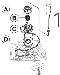 JONSERED CS 2250 S - Starthoord verrangen - 7