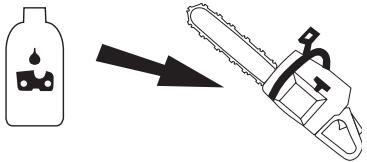 JONSERED CS 2250 S - Nachfüllen von Sägekettenöl - 1