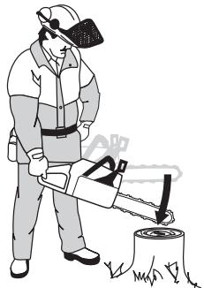 JONSERED CS 2250 S - Kontrolle der Trägheitsfunktion - 2