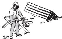 JONSERED CS 2250 S - Ablängen - 2