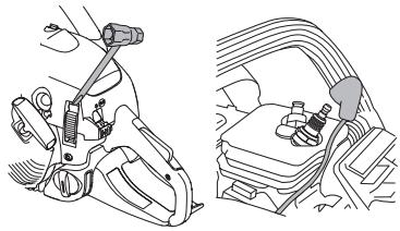 JONSERED CS 2250 S - Das Startseil niemals um die Hand wickeln. - 10