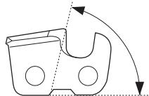 JONSERED CS 2250 S - Allgemeines über das Scharfen von Schneidezahlen - 4