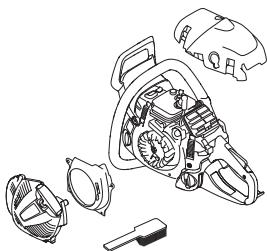 JONSERED CS 2250 S - Système de refroidissement - 3