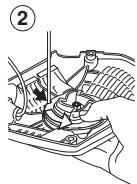 JONSERED CS 2250 S - Remplacement de la corde du lanceur - 6
