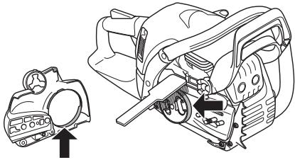JONSERED CS 2250 S - Contrôle de l'usure du ruban de frein - 3