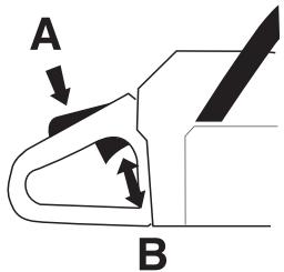 JONSERED CS 2250 S - Blocage de l'accelération - 1