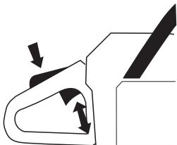 JONSERED CS 2255 - Gashendelvergrendeling - 4