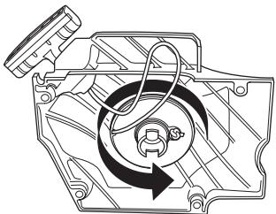 JONSERED CS 2255 - Remplacement d'une corde de lanceur rompue ou usée - 5
