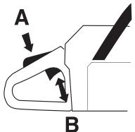 JONSERED CS 2255 - Gashendelvergrendeling - 1