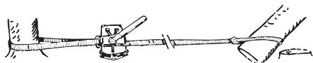 JONSERED CS 2255 - Herunterholen eines gefällten und festgeklemmten Baumstamms - 4