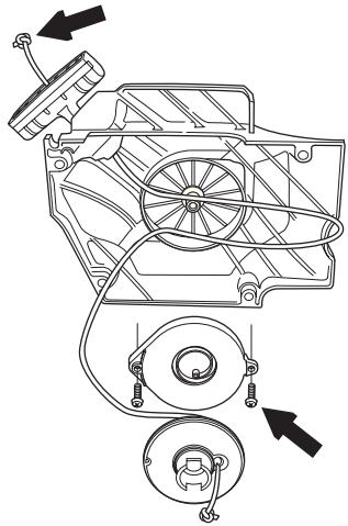 JONSERED CS 2255 - Een gebroken terugspringveer verrangen - 4
