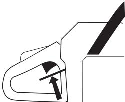JONSERED CS 2255 - Gashendelvergrendeling - 2