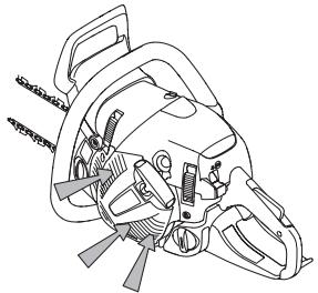 JONSERED CS2245 S - Système de refroidissement - 4