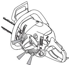 JONSERED CS2245 S - Zentrifugalreinigung "Turbo Air Cleaning" - 1